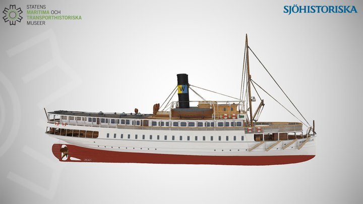 S/S Norrtelje (1900) 3D Model