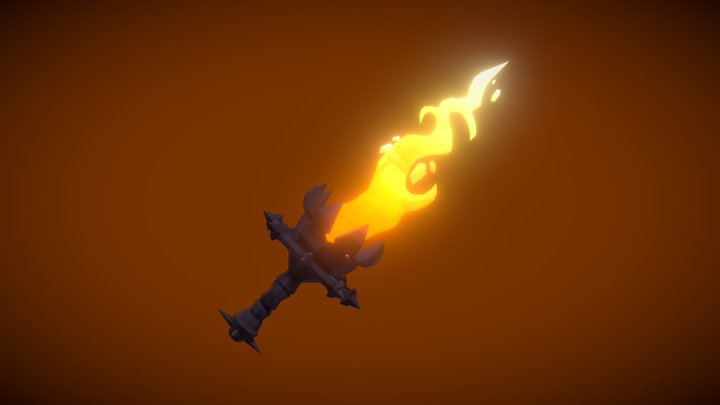 Swordtember 2022 Day 17-B: Fire & Stone 3D Model