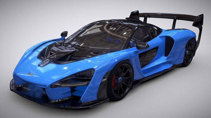 McLaren Senna Free 3D Model