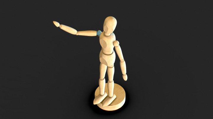 Ikea Mannequin 3D Model